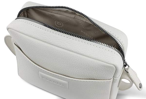 Сумка кросс-боди женская BUGATTI Elsa, белая, воловья кожа/полиэстер, 19х5,5х14 см 49460340 BUGATTI, Артикул: 49460340 фото №1