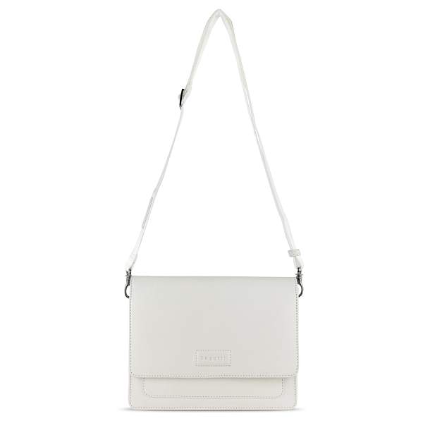 Сумка через плечо женская BUGATTI Elsa, белая, воловья кожа/полиэстер, 25х8,5х20 см 49460540 BUGATTI, Артикул: 49460540 фото №1