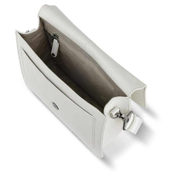 Сумка через плечо женская BUGATTI Elsa, белая, воловья кожа/полиэстер, 25х8,5х20 см 49460540 BUGATTI, Артикул: 49460540 фото №1