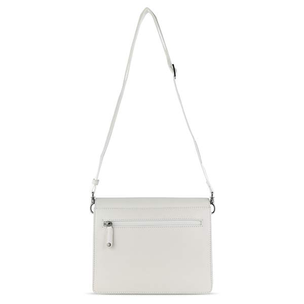 Сумка через плечо женская BUGATTI Elsa, белая, воловья кожа/полиэстер, 25х8,5х20 см 49460540 BUGATTI, Артикул: 49460540 фото №1