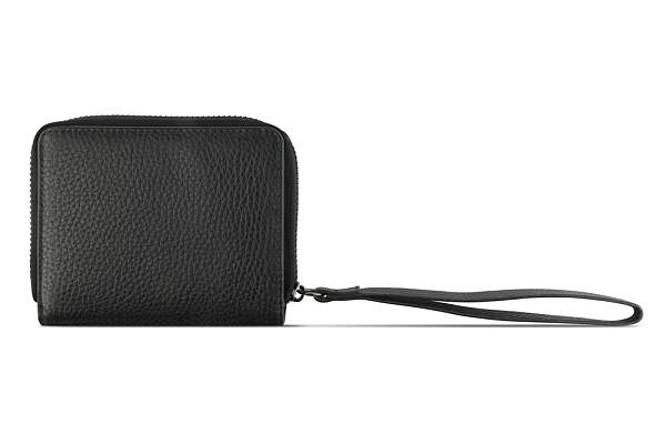 Кошелёк женский BUGATTI Elsa, с защитой данных RFID, чёрный, воловья кожа/полиэстер, 11х2,5х9 см 49462301 BUGATTI, Артикул: 49462301 фото №1