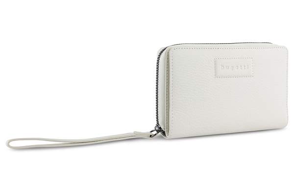 Кошелёк женский BUGATTI Elsa, с защитой данных RFID, белый, воловья кожа/полиэстер, 15,5х3х9,5 см 49462540 BUGATTI, Артикул: 49462540 фото №1
