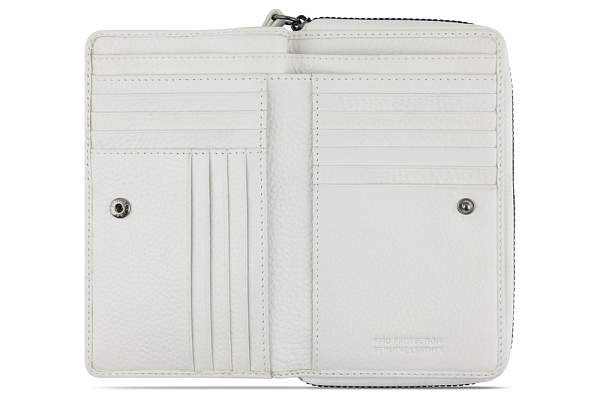 Кошелёк женский BUGATTI Elsa, с защитой данных RFID, белый, воловья кожа/полиэстер, 15,5х3х9,5 см 49462540 BUGATTI, Артикул: 49462540 фото №1