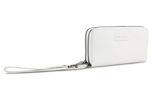 Кошелёк женский BUGATTI Elsa, с защитой данных RFID, белый, воловья кожа/полиэстер, 19х3х10,5 см 49462940 BUGATTI, Артикул: 49462940 фото №1