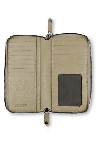 Кошелёк женский BUGATTI Elsa, с защитой RFID, песочного цвета, воловья кожа/полиэстер, 19х3х10,5 см 49462954 BUGATTI, Артикул: 49462954 фото №1