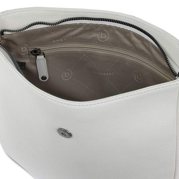 Сумка женская BUGATTI Elsa, белая, воловья кожа/полиэстер, 29х8х27 см 49460840 BUGATTI, Артикул: 49460840 фото №1