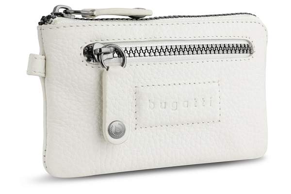 Ключница BUGATTI Elsa, белая, воловья кожа/полиэстер, 12,5х0,5х7 см 49462040 BUGATTI, Артикул: 49462040 фото №1