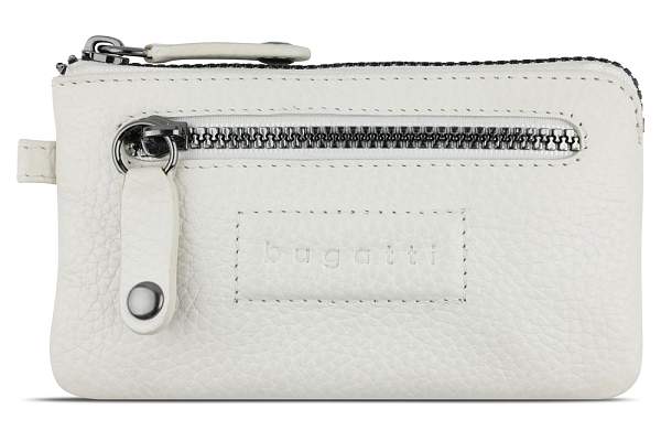 Ключница BUGATTI Elsa, белая, воловья кожа/полиэстер, 12,5х0,5х7 см 49462040 BUGATTI, Артикул: 49462040 фото №1
