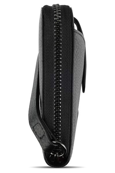 Кошелёк женский BUGATTI Elsa с ключницей, с RFID, чёрный, воловья кожа/полиэстер, 18,7х3х10,7 см 49462601 BUGATTI, Артикул: 49462601 фото №1