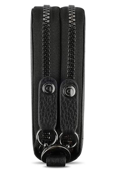 Кошелёк женский BUGATTI Elsa, с защитой данных RFID, чёрный, воловья кожа/полиэстер, 19х3х10,5 см 49462901 BUGATTI, Артикул: 49462901 фото №1