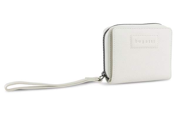 Кошелёк женский BUGATTI Elsa, с защитой данных RFID, белый, воловья кожа/полиэстер, 11х2,5х9 см 49462340 BUGATTI, Артикул: 49462340 фото №1