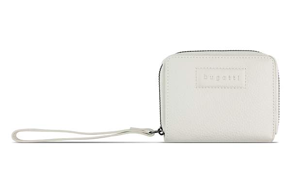 Кошелёк женский BUGATTI Elsa, с защитой данных RFID, белый, воловья кожа/полиэстер, 11х2,5х9 см 49462340 BUGATTI, Артикул: 49462340 фото №1