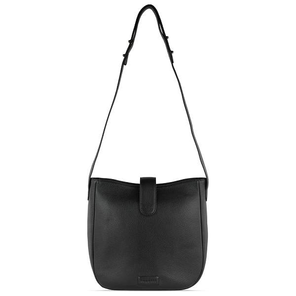 Сумка женская BUGATTI Elsa, чёрная, воловья кожа/полиэстер, 29х8х27 см 49460801 BUGATTI, Артикул: 49460801 фото №1