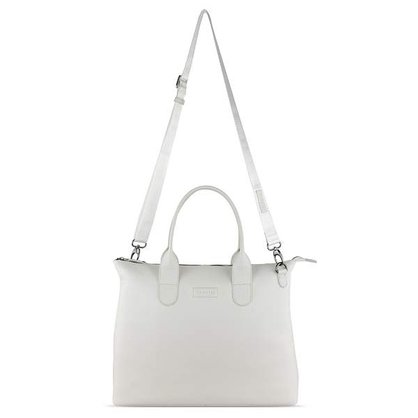 Сумка-шоппер BUGATTI Elsa, белая, воловья кожа/полиэстер, 46х11х31,5 см 49460240 BUGATTI, Артикул: 49460240 фото №1