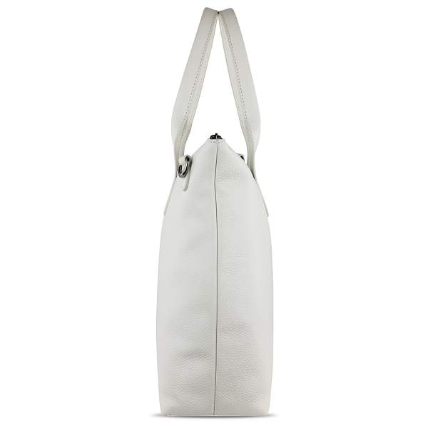 Сумка-шоппер BUGATTI Elsa, белая, воловья кожа/полиэстер, 46х11х31,5 см 49460240 BUGATTI, Артикул: 49460240 фото №1