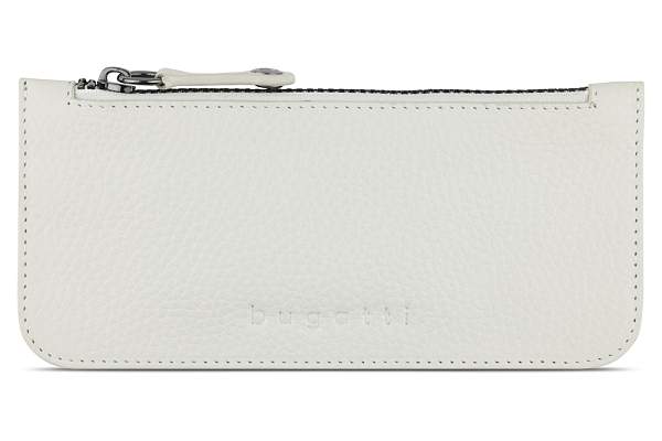 Кошелёк женский BUGATTI Elsa с ключницей, с RFID, белый, воловья кожа/полиэстер, 18,7х3х10,7 см 49462640 BUGATTI, Артикул: 49462640 фото №1