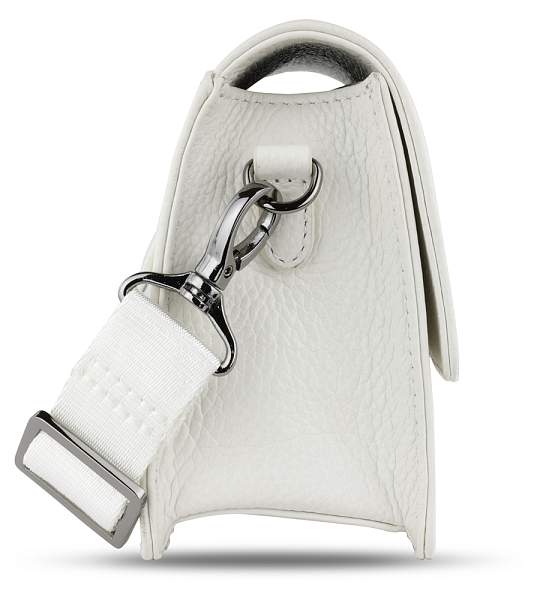 Сумка через плечо женская BUGATTI Elsa, белая, воловья кожа/полиэстер, 18,5х8,5х14,5 см 49460440 BUGATTI, Артикул: 49460440 фото №1
