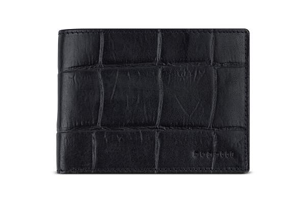 Портмоне BUGATTI Nevio, чёрный, воловья кожа/козья кожа/полиэстер, 12,5х2,5х9,3 см 49591001 BUGATTI, Артикул: 49591001 фото №1