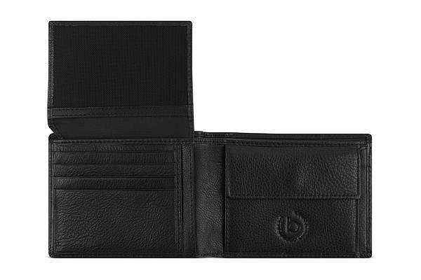 Портмоне BUGATTI Nevio, чёрный, воловья кожа/козья кожа/полиэстер, 12,5х2,5х9,3 см 49591001 BUGATTI, Артикул: 49591001 фото №1