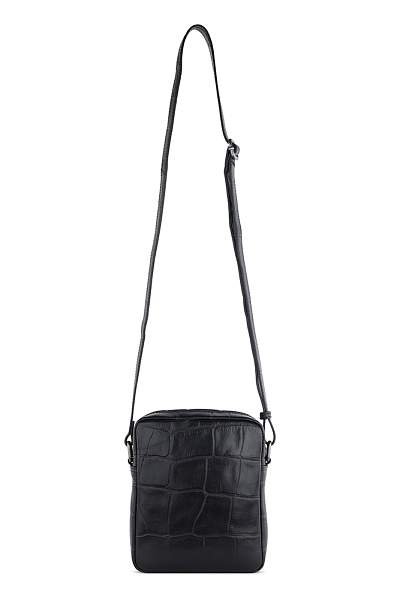 Сумка наплечная мужская BUGATTI Nevio, чёрная, воловья кожа/хлопок, 17,5х5,5х19,5 см, 2 л 49592001 BUGATTI, Артикул: 49592001 фото №1