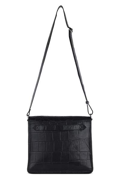 Сумка-мессенджер мужская BUGATTI Nevio, чёрная, воловья кожа/хлопок, 30,5х7х25 см, 5 л 49592201 BUGATTI, Артикул: 49592201 фото №1