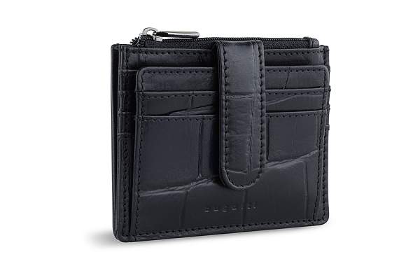 Портмоне для кредитных карт BUGATTI Nevio, чёрный, воловья/полиэстер, 12,5х2,5х9,3 см 49591201 BUGATTI, Артикул: 49591201 фото №1