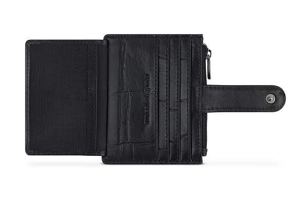 Портмоне для кредитных карт BUGATTI Nevio, чёрный, воловья/полиэстер, 12,5х2,5х9,3 см 49591201 BUGATTI, Артикул: 49591201 фото №1