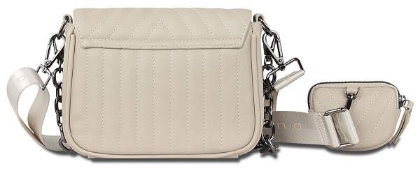Сумка наплечная женская BUGATTI Sira, бежевая, полиуретан, 21х6х16 см 49332050 BUGATTI, Артикул: 49332050 фото №1