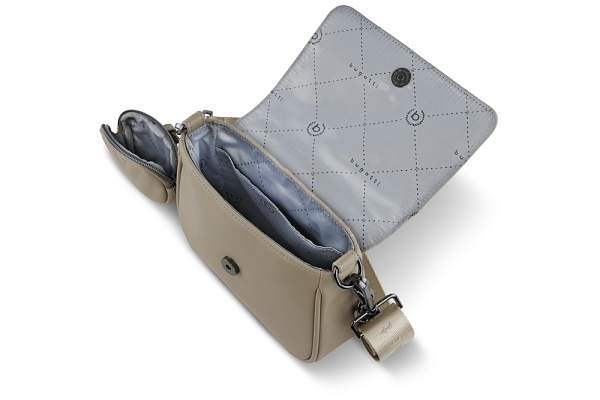 Сумка наплечная женская BUGATTI Sira, песочная, полиуретан, 21х6х16 см 49332054 BUGATTI, Артикул: 49332054 фото №1