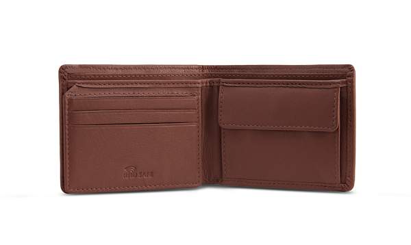 Бумажник Mano "Don Leonardo", с RFID защитой, натуральная кожа в коньячном цвете, 10,5 х 2 х 8,5 см M191953002 MANO 1919, Артикул: M191953002 фото №1