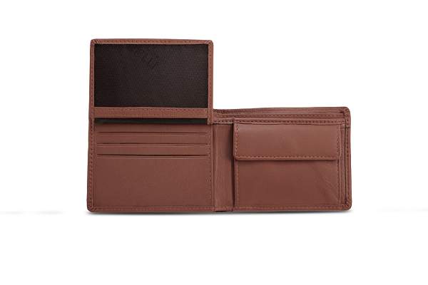 Бумажник Mano "Don Leonardo", с RFID защитой, натуральная кожа в коньячном цвете, 10,5 х 2 х 8,5 см M191953002 MANO 1919, Артикул: M191953002 фото №1