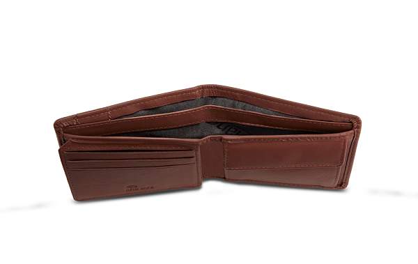 Бумажник Mano "Don Leonardo", с RFID защитой, натуральная кожа в коньячном цвете, 10,5 х 2 х 8,5 см M191953002 MANO 1919, Артикул: M191953002 фото №1