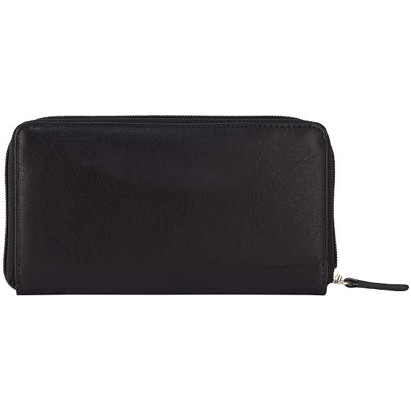 Кошелек Mano "Don Leonardo", с RFID защитой, натуральная кожа в черном цвете, 19 х 2 х 10,5 см M191953801 MANO 1919, Артикул: M191953801 фото №1