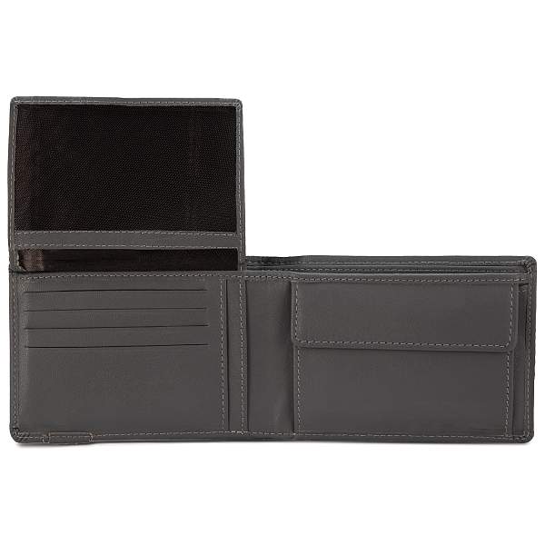 Бумажник Mano "Don Leonardo", с RFID защитой, натуральная кожа в сером цвете, 12,5 х 2,5 х 9 см M191953104 MANO 1919, Артикул: M191953104 фото №1