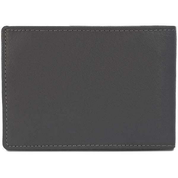 Бумажник Mano "Don Leonardo", с RFID защитой, натуральная кожа в сером цвете, 12,5 х 2,5 х 9 см M191953104 MANO 1919, Артикул: M191953104 фото №1
