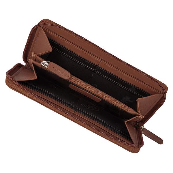 Кошелек Mano "Don Leonardo", с RFID защитой, натуральная кожа в коньячном цвете, 19 х 2 х 10,5 см M191953802 MANO 1919, Артикул: M191953802 фото №1