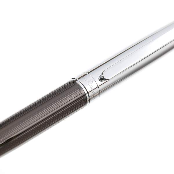 Ручка шариковая Pierre Cardin LEO, цвет - серебристый и коричневый. Упаковка B-1 PC0650BP Pierre Cardin, Артикул: PC0650BP фото №1