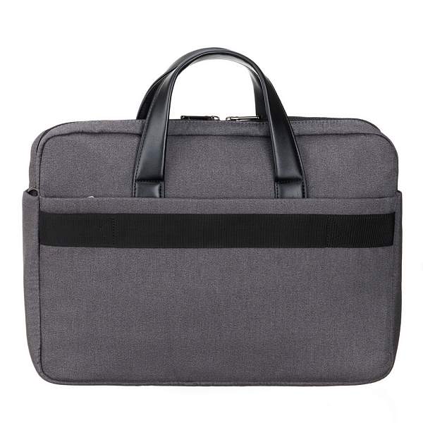 Сумка для ноутбука TORBER VECTOR 14.1'', чёрный/серый, нейлон, 40 x 5 x 28 см, 5л TBB9873 Torber, Артикул: TBB9873 фото №1