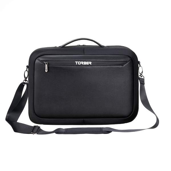 Сумка для ноутбука TORBER VOYAGE 15.6'', чёрный, нейлон/микрофибра, 43 х 10 х 29 см, 12л TBB9216R2 Torber, Артикул: TBB9216R2 фото №1