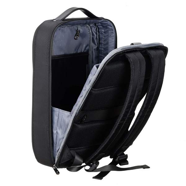 Рюкзак TORBER VOYAGE с отделением для ноутбука 15,6'', черный, нейлон/микрофибра, 30x12x42 см, 14л TB9216R7 Torber, Артикул: TB9216R7 фото №1