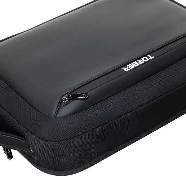 Рюкзак TORBER VOYAGE с отделением для ноутбука 15,6'', черный, нейлон/микрофибра, 30x12x42 см, 14л TB9216R7 Torber, Артикул: TB9216R7 фото №1