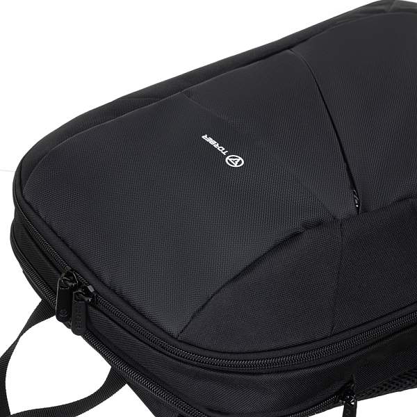 Рюкзак TORBER VECTOR с отделением для ноутбука 15,6'', черный, нейлон, 29 x 8 x 43 см, 10л TB10280-1 Torber, Артикул: TB10280-1 фото №1