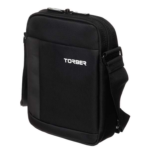 Сумка кросс-боди TORBER, черный, нейлон, 21.5х17х6 см T7926-2 Torber, Артикул: T7926-2 фото №1