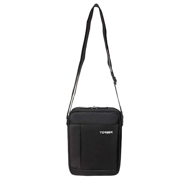 Сумка кросс-боди TORBER, черный, нейлон, 21.5х17х6 см T7926-2 Torber, Артикул: T7926-2 фото №1
