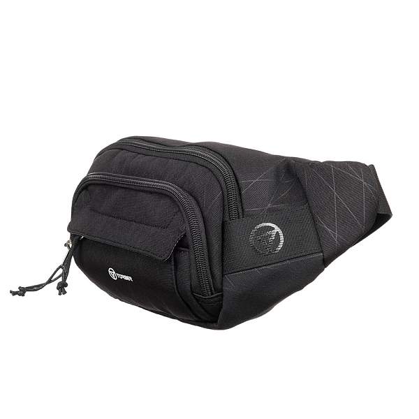 Сумка на пояс TORBER, чёрный, полиэстер, 27 х 9 х 14 см T9424-3B Torber, Артикул: T9424-3B фото №1