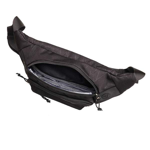 Сумка на пояс TORBER, чёрный, полиэстер, 27 х 9 х 14 см T9424-3B Torber, Артикул: T9424-3B фото №1