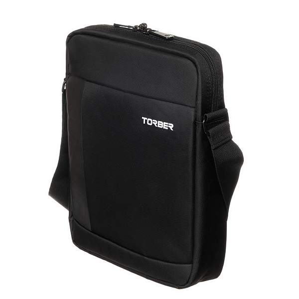 Сумка кросс-боди TORBER, черный, нейлон, 28х22х6 см T7926-1 Torber, Артикул: T7926-1 фото №1