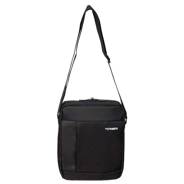 Сумка кросс-боди TORBER, черный, нейлон, 28х22х6 см T7926-1 Torber, Артикул: T7926-1 фото №1