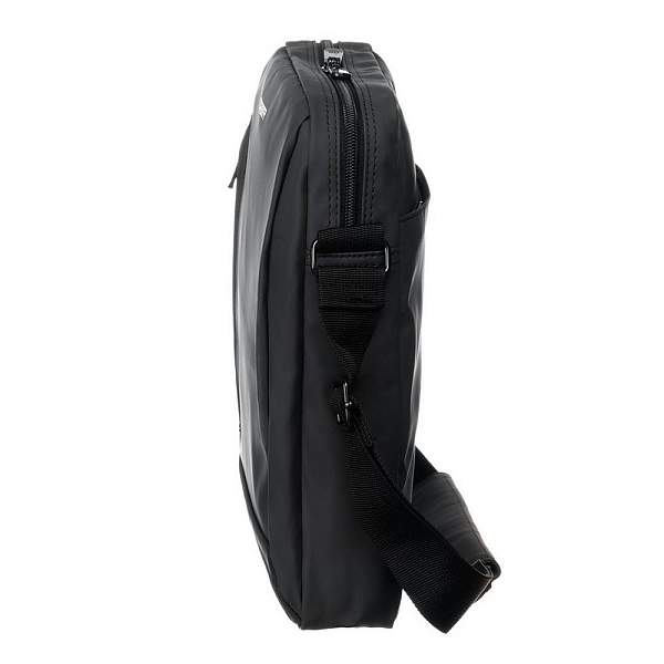 Сумка кросс-боди TORBER, черный/серый, полиуретан, 28х21х6 см T7492R Torber, Артикул: T7492R фото №1