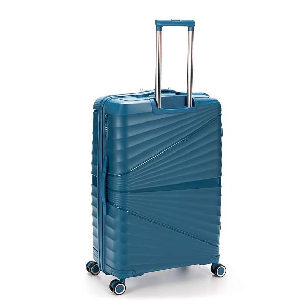 Чемодан TORBER Nevo, синий, полипропилен, 49 х 28 х 76 см, 95 л T2207L-Blue Torber, Артикул: T2207L-Blue фото №1